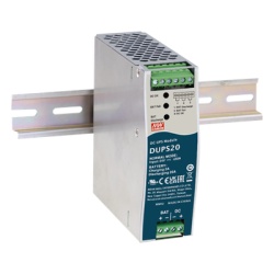 MEANWELL DUPS20 UPS PARA CD / 24VCD 20A / RIEL DIN / PARA BATERIAS DE 4 A 135 AH