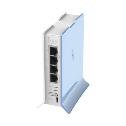 MIKROTIK RB941-2ND-TC (hAP lite TC) 4 Puertos Fast Ethernet Wi-Fi 2.4 GHz 802.11 b/g/n y base tipo Torre