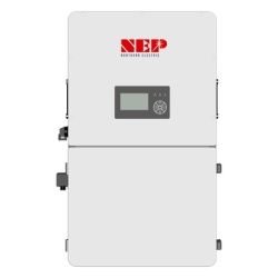 NEP BDH12KSPLB Inversor Hibrido / 12 kW / 3 MPPT / 18000 W PV / 48 V Bateria / 120-600 V PV / 250 A Bateria / 200 A AC / Eficiencia 97.5% / NEMA 4X / Comunicacion Wi-Fi / LCD Tactil / Garantia 10 anos
