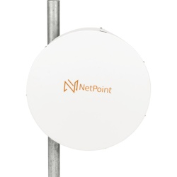 NetPoint NPUW3 Antena Parabólica / 4.9-7.2 GHz / Ganancia 34 dBi / Dual Slant 45° / 96 cm (37.8 in) / Fibra de Vidrio / Conector N-Hembra Dual