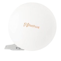 NetPoint NPX3GEN3 Antena Parabolica Blindada / 4.9-6.4 GHz / Ganancia 35-37 dBi / Enlace PTP hasta 120 km / Carrier Class / Supresion de Ruido / Polarizacion Dual