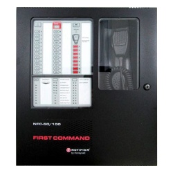 NOTIFIER NFC-50/100 Panel de Evacuacion por Voz de Emergencia 50 o 100 W a 25 V con Hasta 8 Circuitos de Altavoces para Sistemas FireWarden de NOTIFIER
