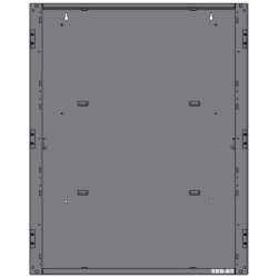 NOTIFIER SBB-B5 Caja trasera para gabinete de dos niveles de paneles de deteccion de incendio serie CAB-5 de NOTIFIER