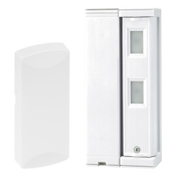 OPTEX FTN-R-HW Sensor de Movimiento Inalambrico/ Tipo Cortina / Ajuste de deteccion 2m o 5m / 100% Exterior / Inalambrico / Incluye transmisor SFWST232 para paneles Honeywell / Proteja fachadas puerta