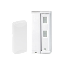 OPTEX FTN-R-HW Sensor de Movimiento Inalambrico/ Tipo Cortina / Ajuste de deteccion 2m o 5m / 100% Exterior / Inalambrico / Incluye transmisor SFWST232 para paneles Honeywell / Proteja fachadas puerta