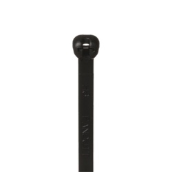 PANDUIT BT2S-C0 Cincho de Nylon 6.6 Dome-TopÂ® Con Lengueta de Bloqueo de Acero Inoxidable 203 mm largo x 4.7mm ancho Color Negro Exterior Resistente a Rayos UV Paquete de 100pz