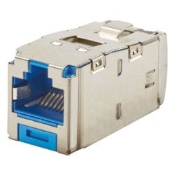 PANDUIT CJS688TGBUY Conector Jack RJ45 Blindado / Categoría 6 / 10GBase-T / Terminación sin Impacto / HDBaseT 100 m (328 ft) / Mini-Com TG