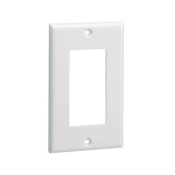 PANDUIT CPGWH Placa de Pared Frontal Estandar GFCI Material ABS Color Blanco