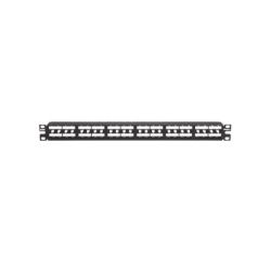 PANDUIT CPP48HDWBLY Panel de Parcheo Modular Mini-Com (Sin Conectores) Plano Sin Blindaje Alta Densidad Identificacion Con Etiqueta Adhesiva de 48 Puertos 1 UR