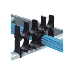PANDUIT CRS1-125-X Espaciador de Cables de Nylon 6.6 Con 1 Espacio de 1.25 in (31.8 mm) de Diametro Color Negro 1 Pieza