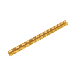 PANDUIT E4X4YL6 Canaleta Ranurada de PVC sin Tapa Fiber-Duct? 4 in de Ancho 4 in de Alto y 1828.8 mm de Largo Color Amarillo