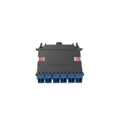PANDUIT FHC9N-12-10U Cassette HD Flex Para 12 Fibras Monomodo OS2 de MPO a 6 Conectores LC Duplex Color Azul