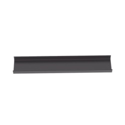 PANDUIT FR12X4BL6 Canaleta FiberRunner? 12X4 de PVC Rigido Color Negro 1.8 m de Largo