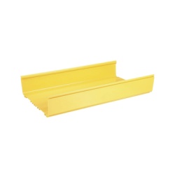 PANDUIT FR12X4YL6 Canaleta FiberRunner? 12X4 de PVC Rigido Color Amarillo 1.8 m de Largo