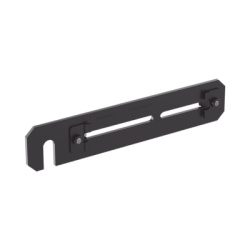 PANDUIT FR6TRBE12 Soporte de Montaje a Techo para Canaletas FiberRunner 4X4 o 6x4 Uso con Varilla Roscada de 1/2" Color Negro