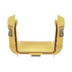 PANDUIT FRBC4X4LYL Union Recta "Cople" Para Canaleta FiberRunner? 4X4 Color Amarillo