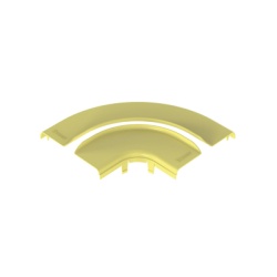 PANDUIT FRRASC6LYL Tapa Opcional para Angulo Recto de 90Âº Horizontal FRRA6X4LYL Color Amarillo