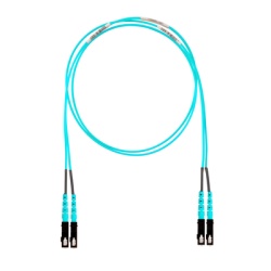 PANDUIT FZ23RSNSNSNM002 Jumper de Fibra Optica Multimodo 50/125 OM4 SC-SC Duplex OFNR (Riser) Color Aqua 3 Metros (9.84 Pies)
