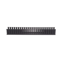 PANDUIT G3X3BL6 Canaleta Ranurada de PVC sin Tapa Tipo G 82.6 mm de Ancho 79.2 mm de Alto y 1828.8 mm de Largo Color Negro