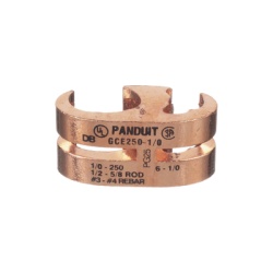 PANDUIT GCE250-250-Q Conector de Conexion a Tierra tipo "E" para Conductor 1/0 AWG STR ? 250 KCMIL (70?120mmÂ²) MAIN y TAP