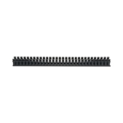 PANDUIT H2X2BL6 Canaleta Ranurada de PVC sin Tapa Tipo H (Tapa Abisagrada) 55.1 mm de Ancho 50.3 mm de Alto y 1828.8 mm de Largo Color Negro