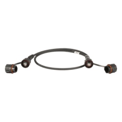 PANDUIT ISTP6X10MBL Patch Cord Cat6A IndustrialNet Blindado S/FTP Con Plug Industrial y Tapa en Cada Extremo 10 Metros