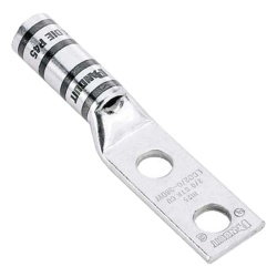 PANDUIT LCC6-12W-L Zapata de compresion LCC6-12W-L para cal. 6 Awg Doble barreno para tornillo prisionero de 1/2 Espaciado de orificio 44.5mm 1 Pz