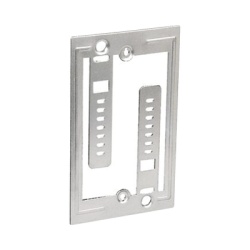 PANDUIT LV-W-1G Soporte de Baja Tension Galvanizado Para una Placa de Pared Instalacion Con Tornillo Paquete de 100 Piezas