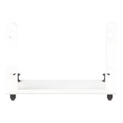 PANDUIT MSFCB2 Soporte Para 2 Adaptadores de Fibra Optica Opticom® Para Uso con Gabinetes Multiproposito de Instalacion a Presion Color Blanco