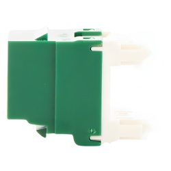 PANDUIT NK688MGR Conector Jack Estilo 110 (de Impacto) Tipo Keystone Categoria 6 de 8 Posiciones y 8 Cables Color Verde - Img 4