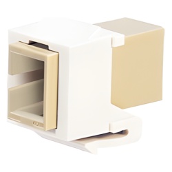 PANDUIT NKSCMZWH Modulo Acoplador SC Simplex para Fibra Optica Monomodo OS1/OS2 Tipo Keystone Color Blanco