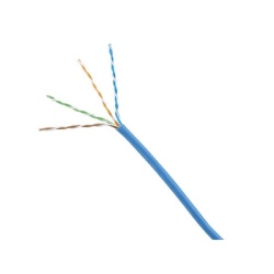 PANDUIT NUL6C04BU-ME Bobina de Cable UTP 305 Metros (1000 Pies) de Cobre Azul Categoria 6 (24 AWG) 1000Mbps LSZH (Bajo Humo Cero Halogenos) de 4 Pares