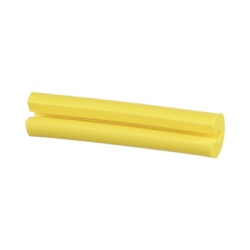 PANDUIT NWSLC-2Y Manguito Porta Etiquetas de Identificacion Para Fibra Simplex de 2 mm 0.08 Pulgadas (2 mm) de Largo Color Amarillo Paquete de 100pz