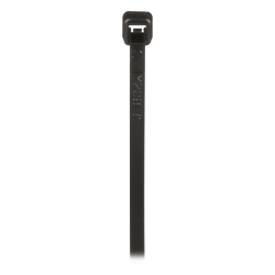 PANDUIT PLT2M-M0 Cincho de Nylon 6.6 de Bloqueo 203 mm largo x 2.5mm ancho Color Negro Exterior Resistente a Rayos UV Paquete de 1000pz