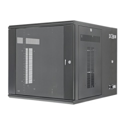 PANDUIT PZWMC1230W Gabinete PanZone de Montaje en Pared de 19in Puerta con Ventana de Seguridad 12 UR 762mm de Profundidad Color Negro