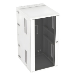 PANDUIT PZWMC2630WH Gabinete PanZone de Montaje en Pared de 19in Puerta con Ventana de Seguridad 26 UR 762mm de Profundidad Color Blanco