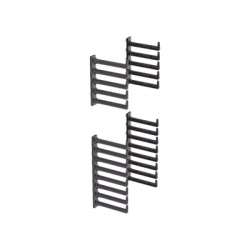 PANDUIT SN25F Kit de Dedos Para Organizador de Cables Para Uso con Gabinetes de 42 o 45 UR Tipo S o Tipo N 6.8 in de Ancho Color Negro