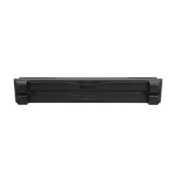 PANDUIT TLBP2S-V Tapa Ciega Estandar de 19in Compatible con Racks con Rieles de Orificio Cuadrado Instalacion sin Herramienta Plano 2 UR Color Negro