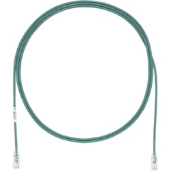 PANDUIT UTP28SP15GR Cable de Parcheo UTP / Cat6 / 28 AWG / 15 ft (4.6 m) / Diámetro Reducido 3.8 mm / PoE / LSZH