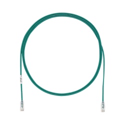 PANDUIT UTP28SP6GR Cable de Parcheo TX6 UTP Cat6 Diametro Reducido (28AWG) Color Verde 1.83 Metros (6 Pies)