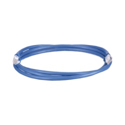 PANDUIT UTP6AX2MBU Cable de Parcheo UTP Cat6A 24 AWG CM Color Azul 2 Metros (6.56 Pies).