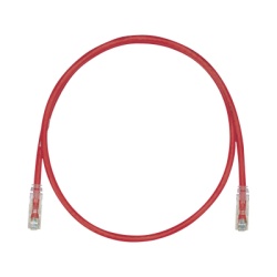 PANDUIT UTPSP70RDY Cable de Parcheo UTP Cat6A 24 AWG CM Color Rojo 21.34 Metros (70 Pies)