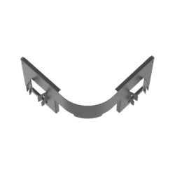 PANDUIT WGIBRC4BL Accesorio Para Control de Radio de Curvatura Para Charolas Wyr-GridÂ® 4 in de Alto Color Negro