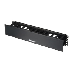 PANDUIT WMPHF2E Organizador de Cables Horizontal / 2UR / 19in / Frontal con Tapa Extendida / ABS