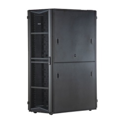 PANDUIT XG74519BS0002 Gabinete FlexFusion para Centros de Datos 45 UR 700 mm de Ancho 1070 mm de Profundidad Sin Paneles Laterales Fabricado en Acero Color Negro