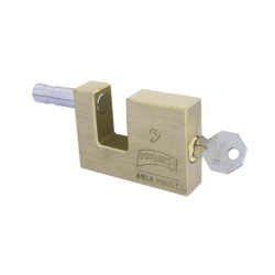PHILLIPS-ASSA ABLOY MX111 Candado para Cortina Metalica # 9 / Llave PH-52 para 5 pernos de combinacion / Cuerpo de Laton.