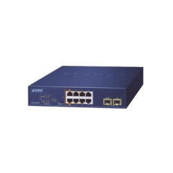 PLANET GSD-1022UP Switch PoE No Administrable de Escritorio 2 Puertos Gigabit 802.3bt 4 Puertos Gigabit 802.3at 2 Puertos 10/100/1000 2 Puertos SFP Gigabit.