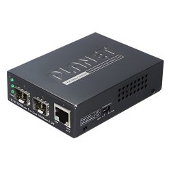 PLANET GT-1205A Convertidor de Medios con Doble Puerto SFP 1000BASE-FX/SX/LX y Puerto Ethernet 1000Base-T