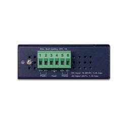 PLANET IGS-801M Switch Industrial Administrable Capa 2 8 Puertos Gigabit Doble Entrada de Alimentacion Para Fuente Redundante