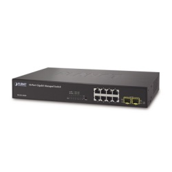 PLANET WGSD-10020 Switch administrable L2+ 8 puertos 10/100/1000T + 2 100/1000X SFP